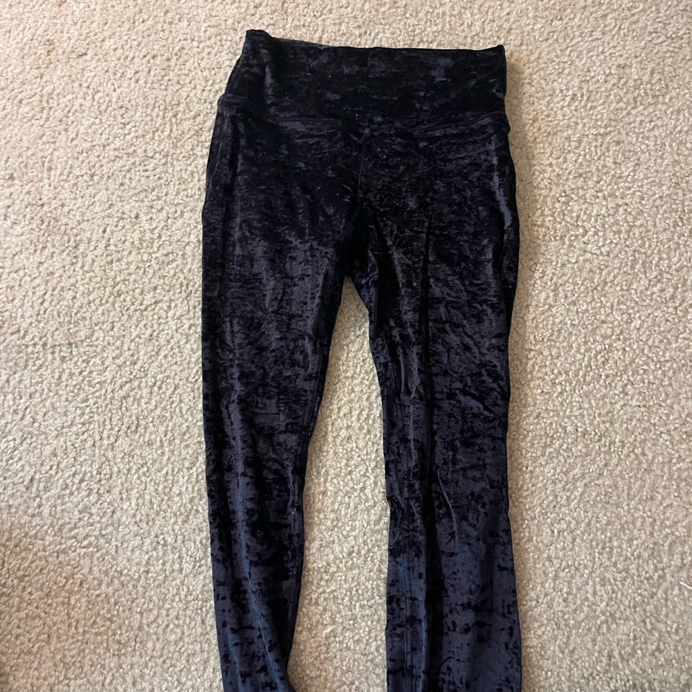 LULULEMON suede leggings